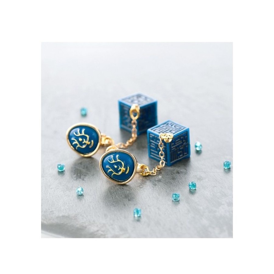 Jewellery | Maison Ghibli Earrings Accessory Series Volucite Crystal & Keystone - Castle In The