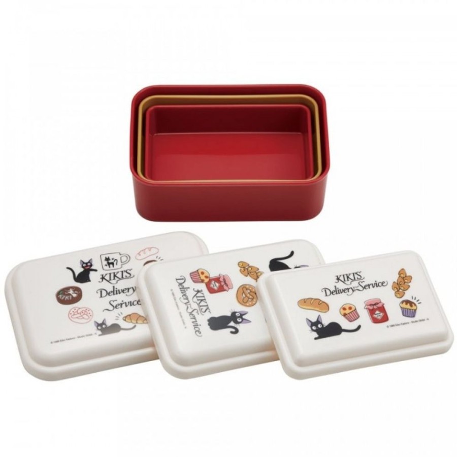 Kitchenware | Maison Ghibli Lunch Box 3 Layers Jiji Bakery - Kiki'S Delivery Service