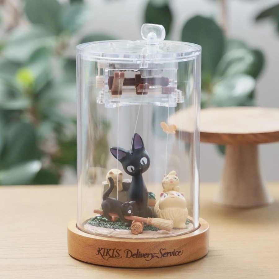 Music Boxes | Maison Ghibli Marionette Style Music Box Jiji - Kiki'S Delivery Service