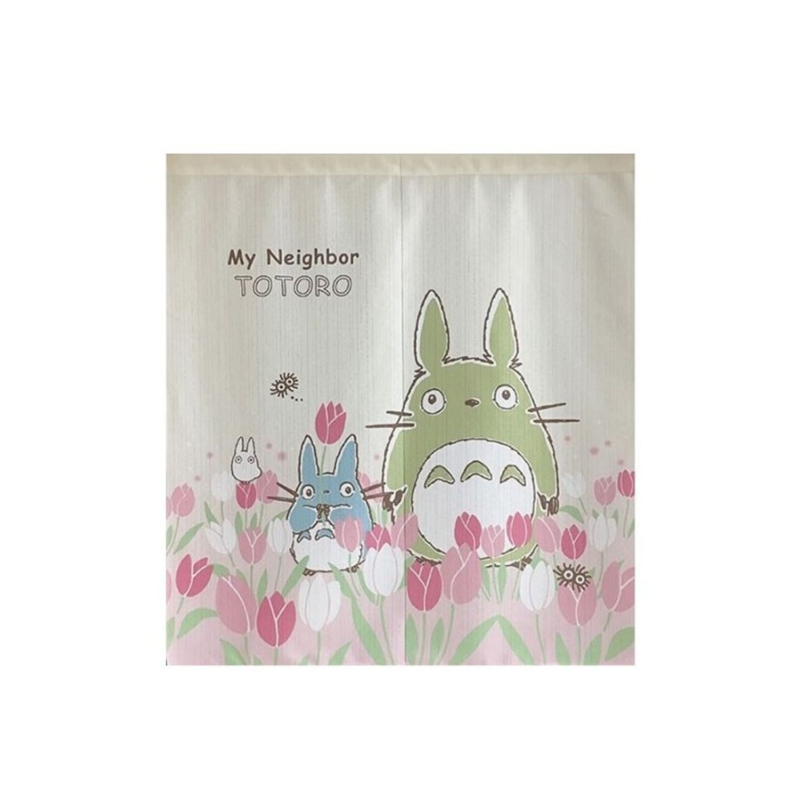 Wall Decoration | Maison Ghibli Curtains Tulips Totoro - My Neighbor Totoro