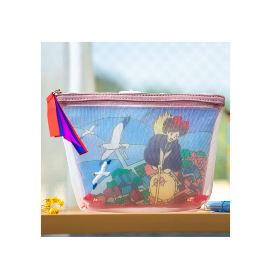 Accessories | Maison Ghibli Transparent Pouch Embroidered - Kiki'S Delivery Service