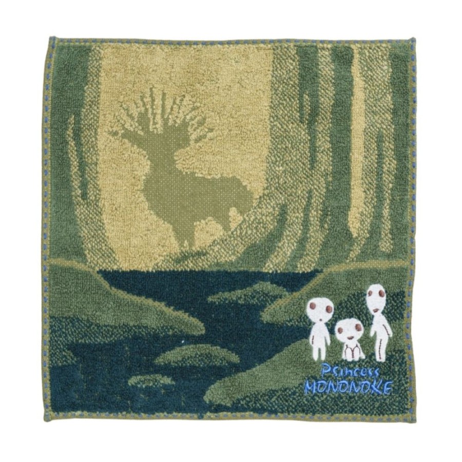 Household Linen | Maison Ghibli Mini Towel Shadow Of The Deer God 25X25 Cm - Princess Mononoke