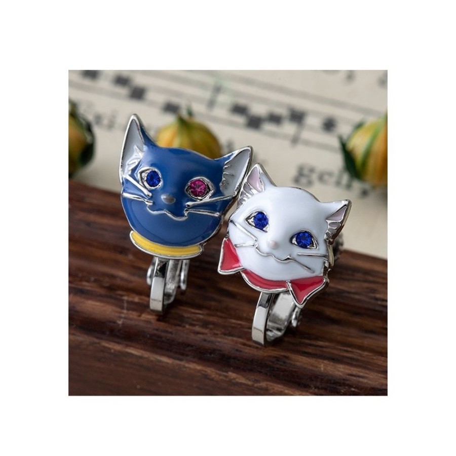 Jewellery | Maison Ghibli Yuki & Moon Clip Earrings - The Cat Returns