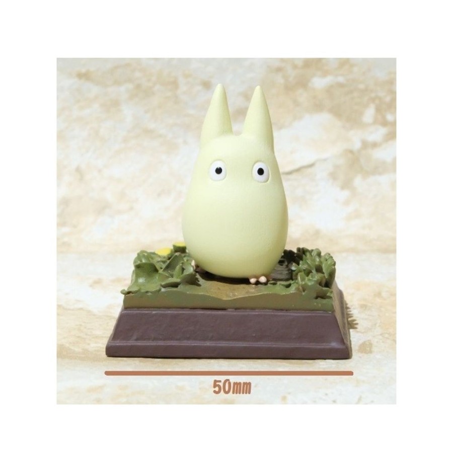 Statues | Maison Ghibli Statue Collection Stop Motion Totoro White Race Pose 1 - My Neighbor Totoro