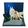 Arts And Crafts | Maison Ghibli Paper Craft San And Moro Under The Moon - Princess Mononoke