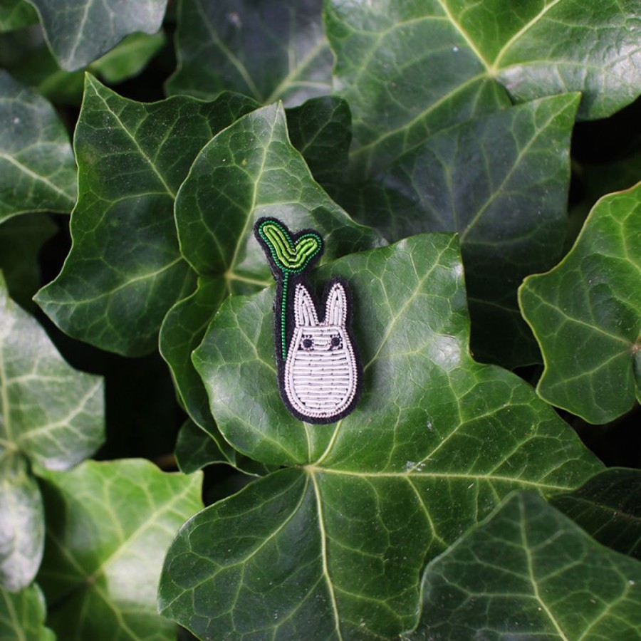 Pins | Maison Ghibli Embroidered Jewel Brooch Small Totoro - My Neighbor Totoro