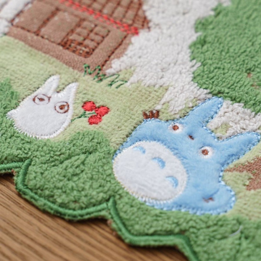 Household Linen | Maison Ghibli Mini Towel Totoro In The Sky 25X25 Cm - My Neighbor Totoro