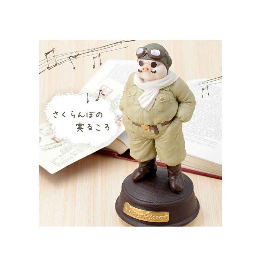 Music Boxes | Maison Ghibli Music Box Marco In Flying Suit - Porco Rosso