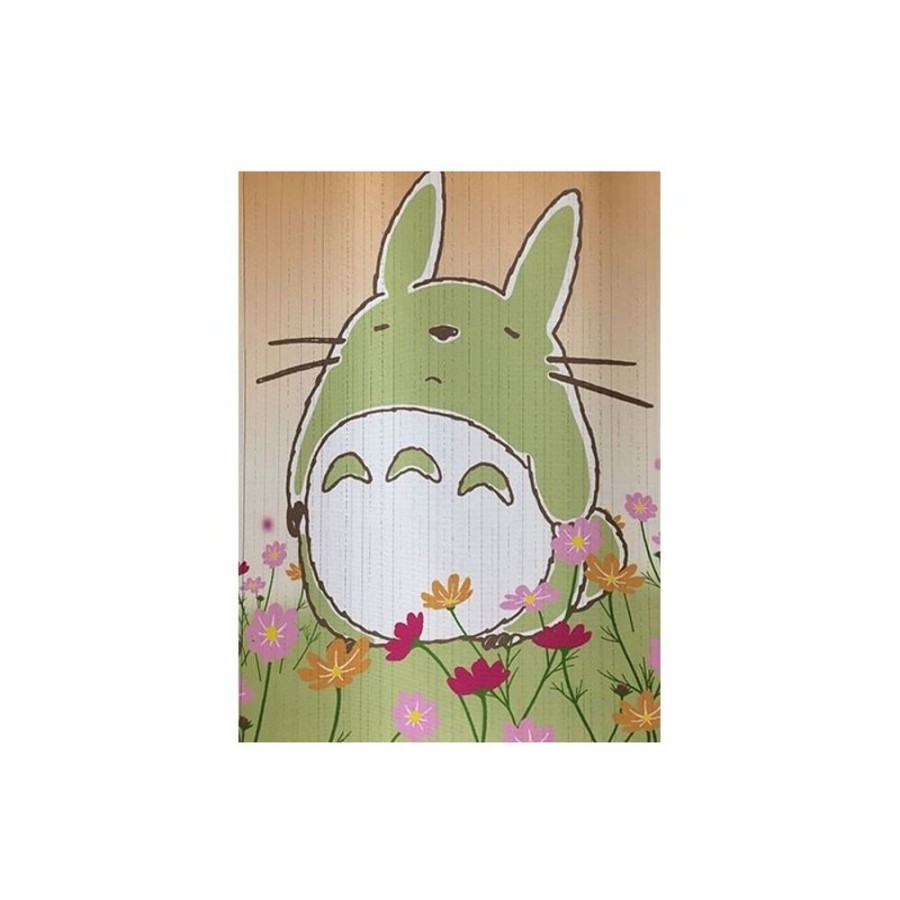 Wall Decoration | Maison Ghibli Curtains Flowers Totoro - My Neighbor Totoro