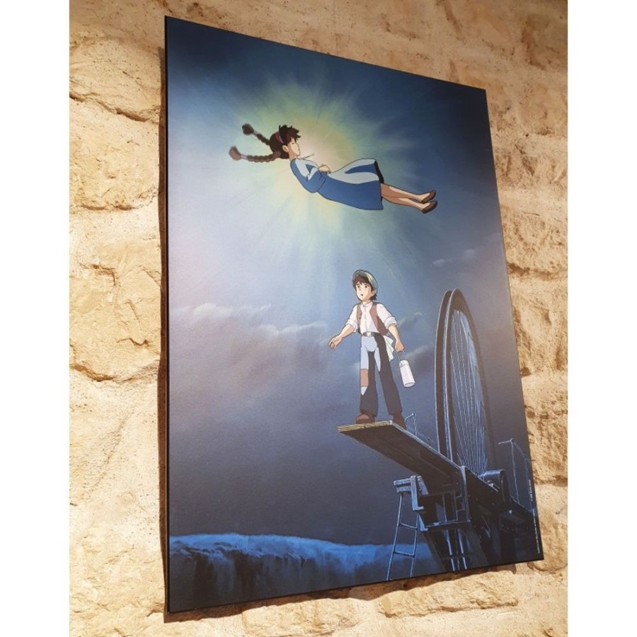 Wall Decoration | Maison Ghibli Ghibli - Castle In The Sky - 35X50Cm Wood Panel