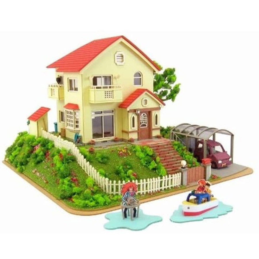 Arts And Crafts | Maison Ghibli Paper Craft Sosuke & Ponyo'S House - Ponyo On The Cliff