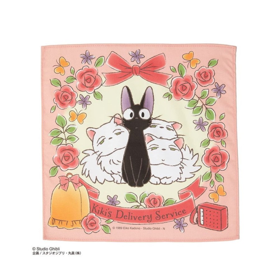 Outfits | Maison Ghibli Handkerchief Cat Family 43 X 43 Cm - Kiki'S Delivery Service