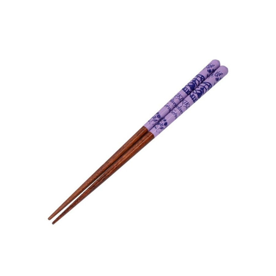 Kitchenware | Maison Ghibli Lacquered Chopsticks 21Cm Sketches Purple - Kiki'S Delivery Service