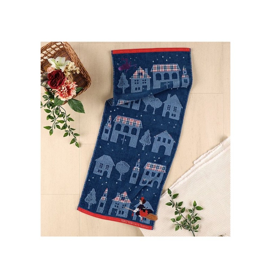 Household Linen | Maison Ghibli Towel The Night Of Departure 34X80 Cm - Kiki'S Delivery Service