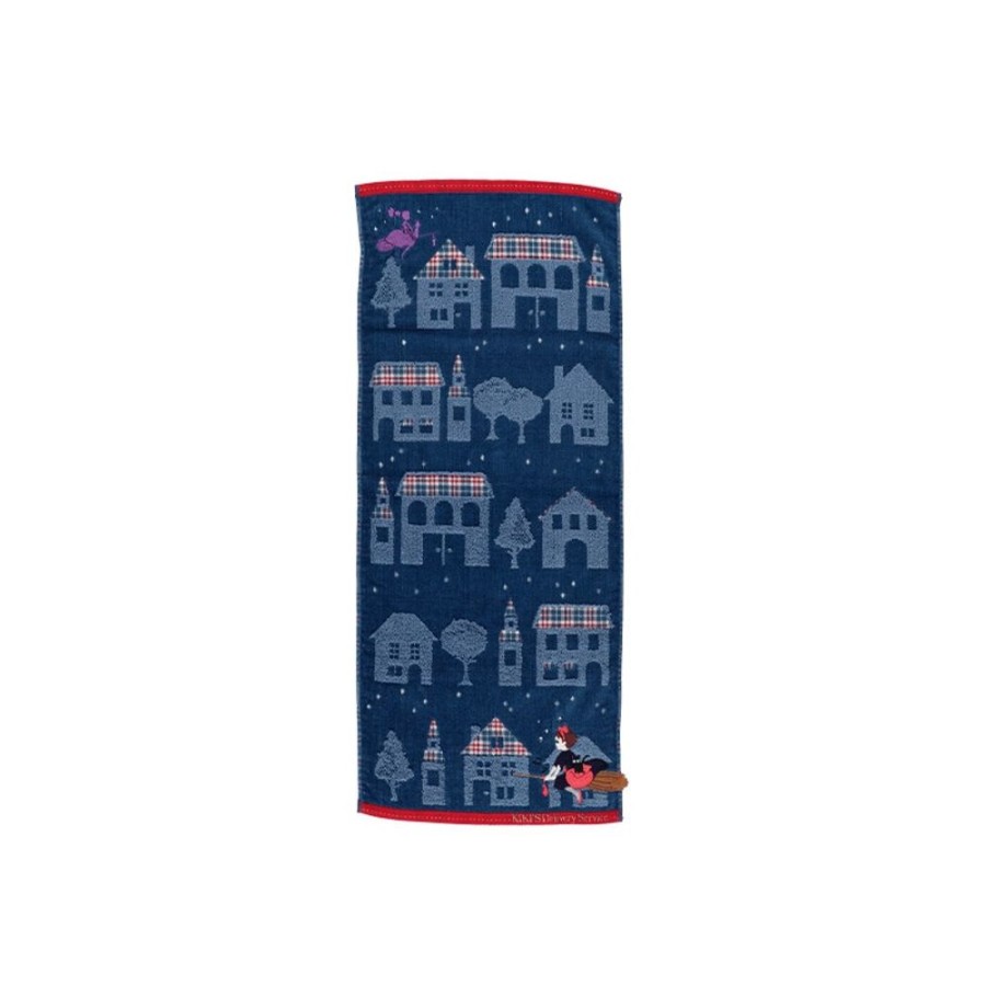 Household Linen | Maison Ghibli Towel The Night Of Departure 34X80 Cm - Kiki'S Delivery Service