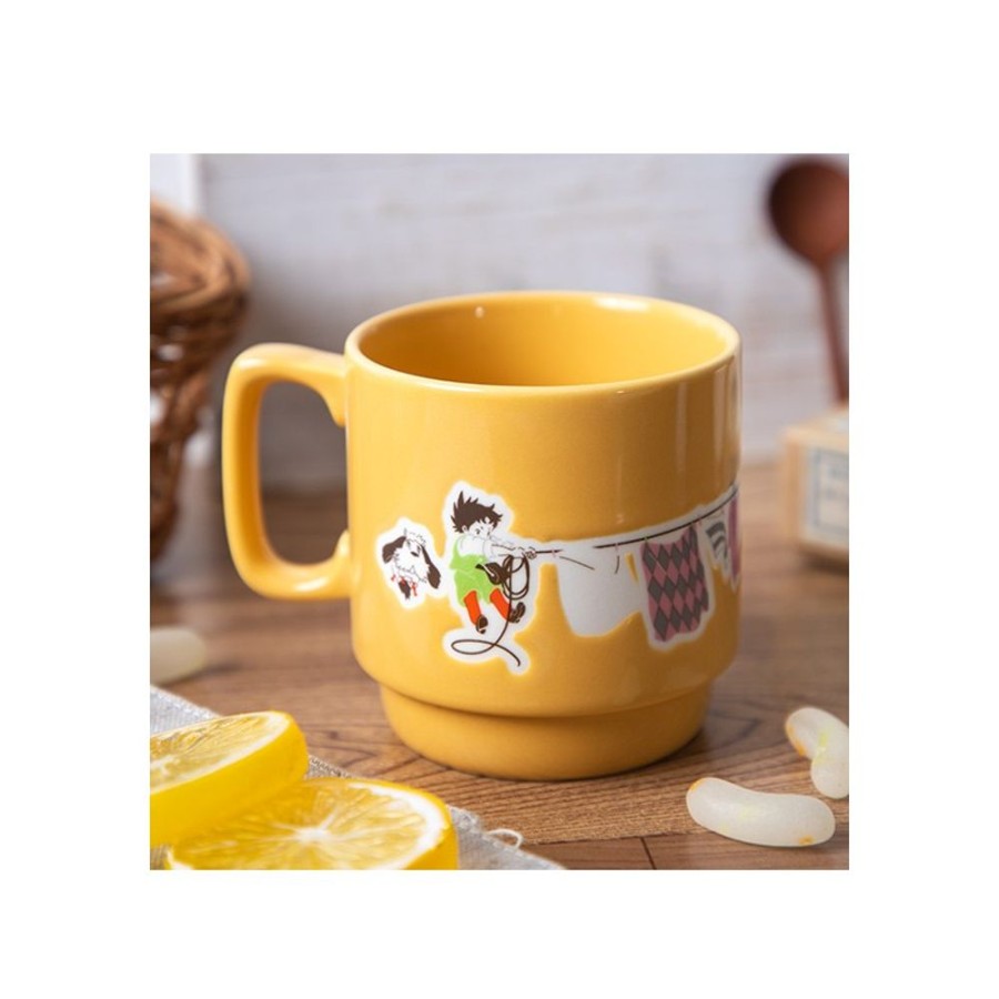 Kitchenware | Maison Ghibli Coloful Embossed Mug Laundry Day - Howl'S Moving Castle