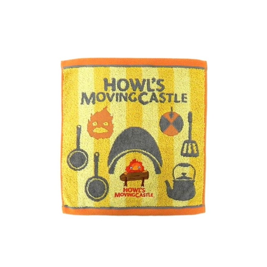 Household Linen | Maison Ghibli Mini Towel Calcifer'S Kitchen 34X36 Cm - Howl'S Moving Castle