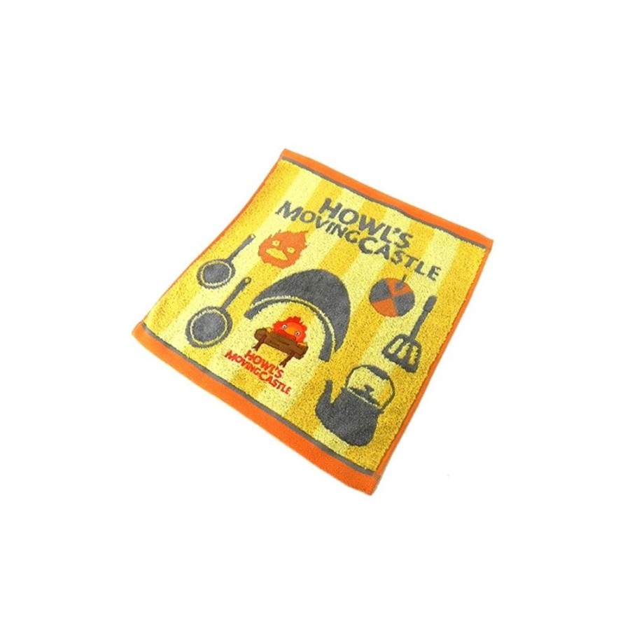 Household Linen | Maison Ghibli Mini Towel Calcifer'S Kitchen 34X36 Cm - Howl'S Moving Castle