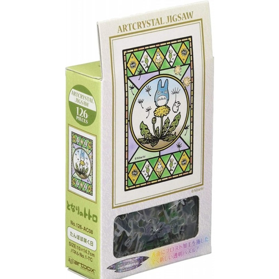 Jigsaw Puzzle | Maison Ghibli Stained Glass Puzzle 126P Dandelion Is Blooming - My Neighbor Totoro