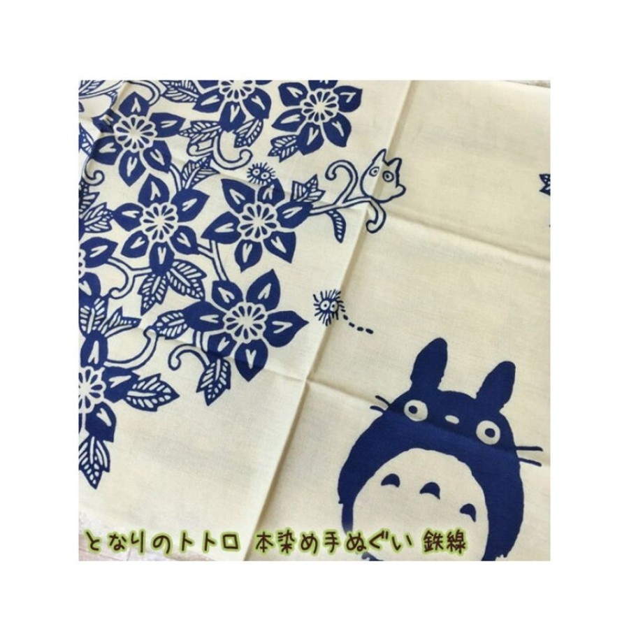 Household Linen | Maison Ghibli Tenugui Clematis - My Neighbor Totoro