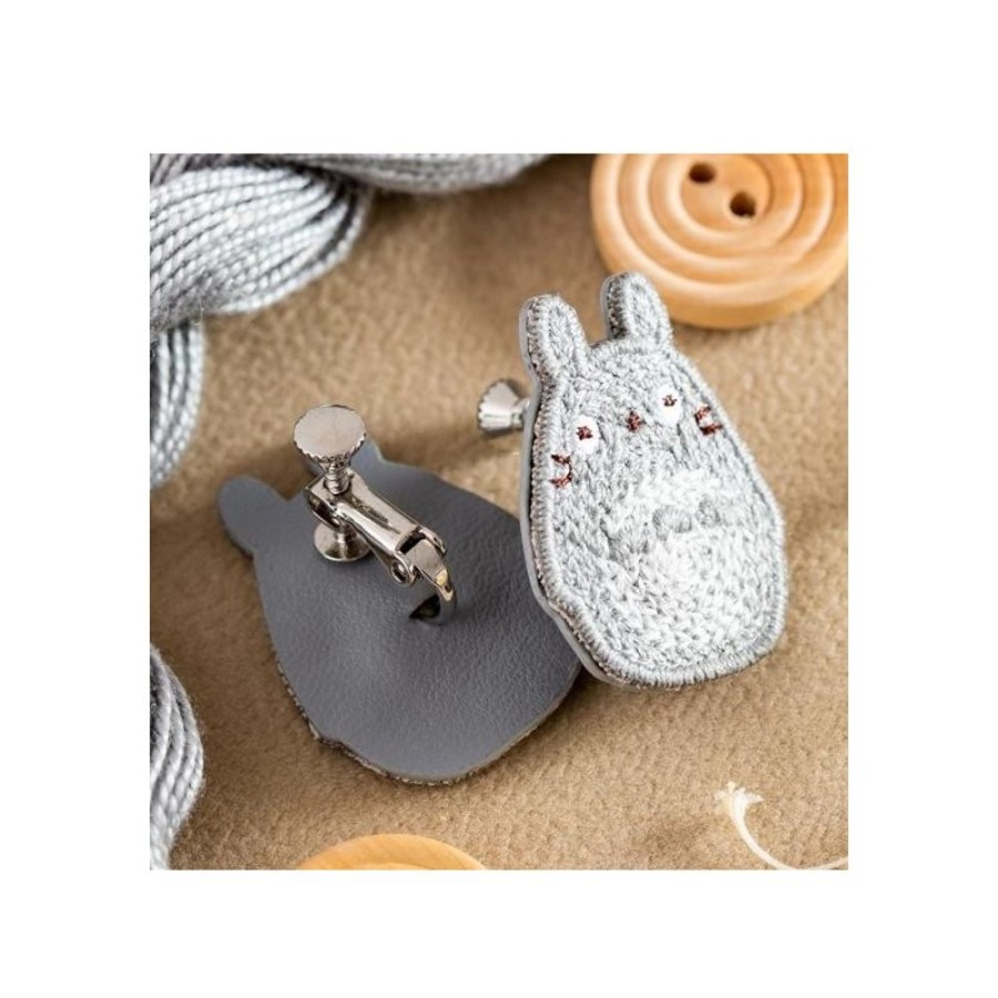 Jewellery | Maison Ghibli Earrings Embroidery Serie Totoro - My Neighbour Totoro