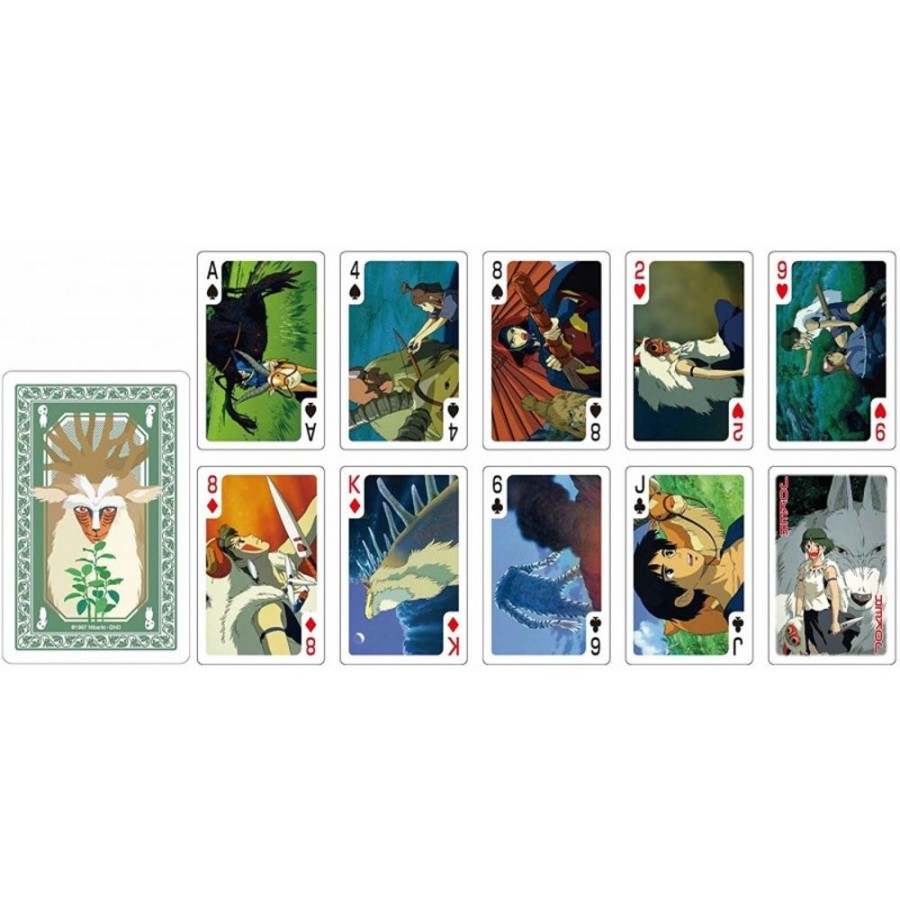 Playing Cards | Maison Ghibli Movie Scenes Playing Cards - Princess Mononoke