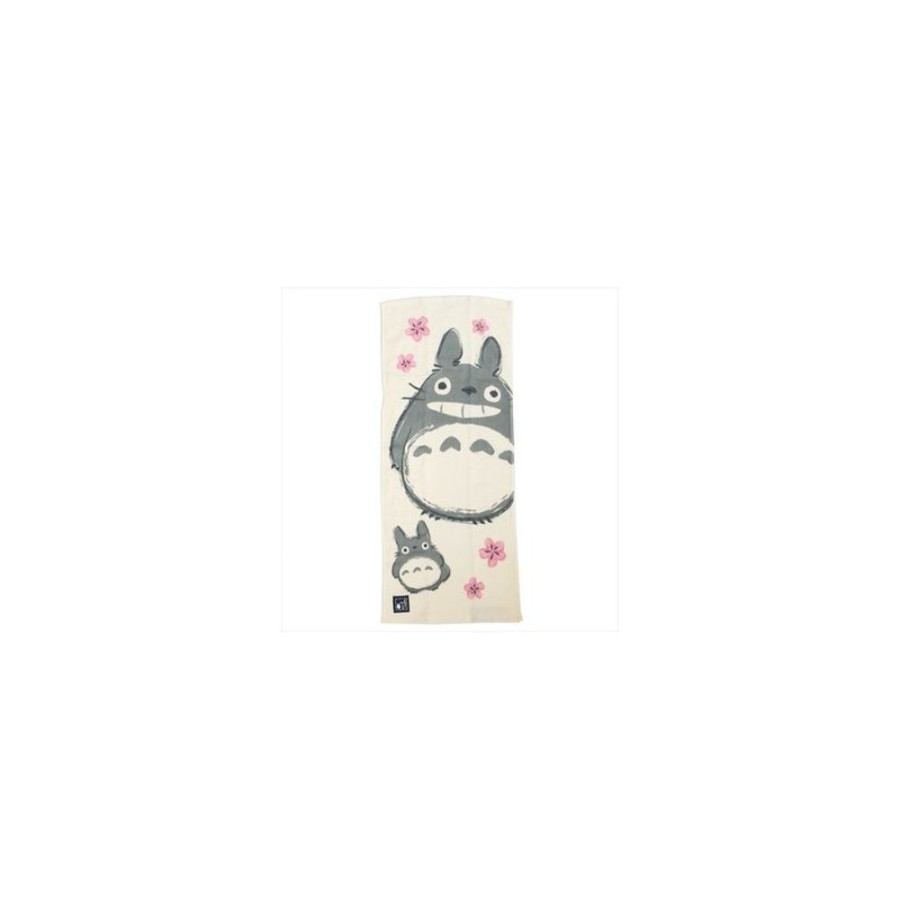 Household Linen | Maison Ghibli Imabari Towel Totoro Sakura 34X80 Cm - My Neighbor Totoro