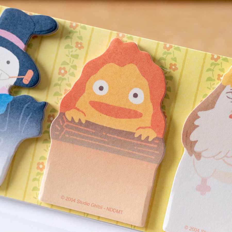 Small Equipment | Maison Ghibli Memo Set Calcifer, Heen & Navet - Howl'S Moving Castle