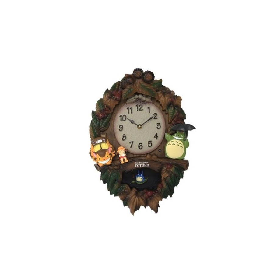 Decoration | Maison Ghibli Swing Clock Autumn Leaves - My Neighbor Totoro