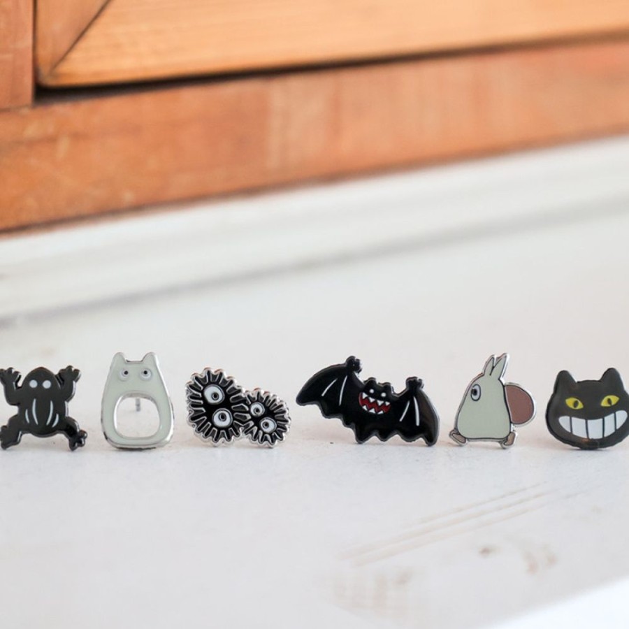 Jewellery | Maison Ghibli Totoro Opening Pierced Earrings Set Of 6 - My Neighbor Totoro