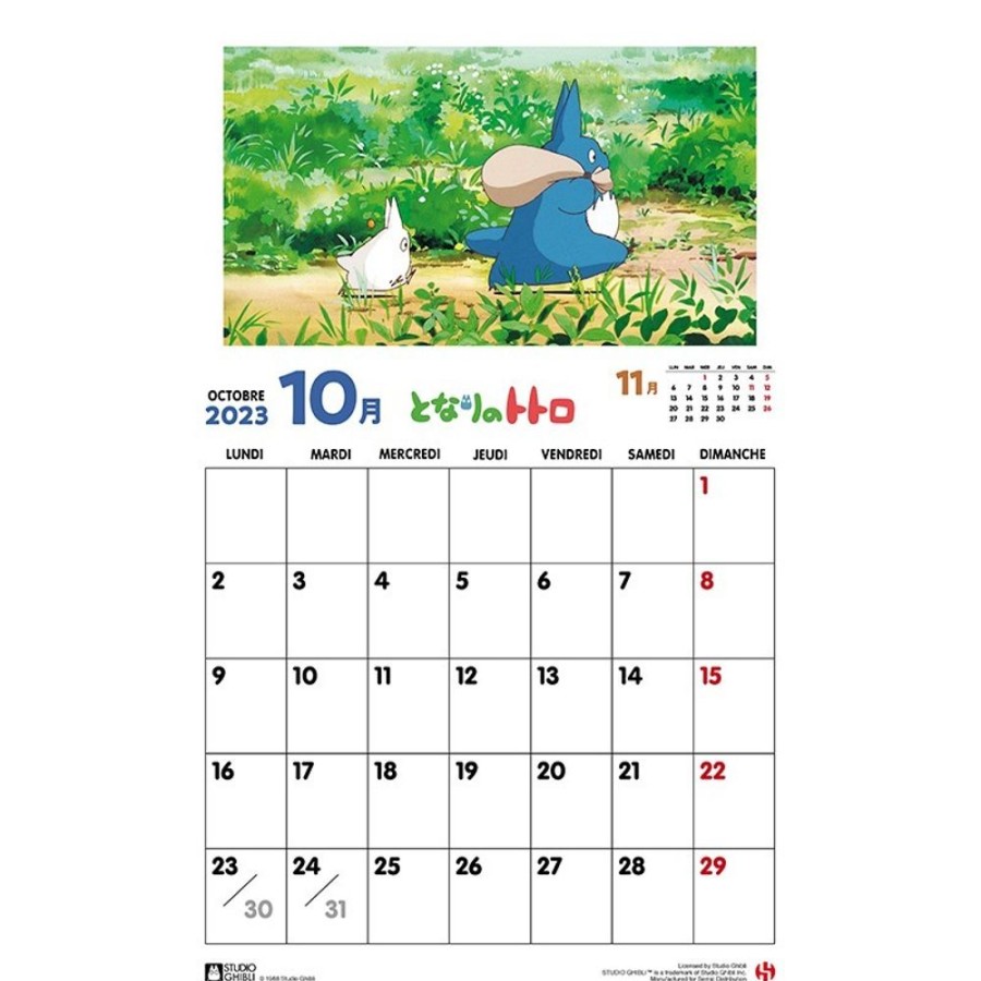 Schedule Diaries And Calendars | Maison Ghibli Totoro Calendar 2023