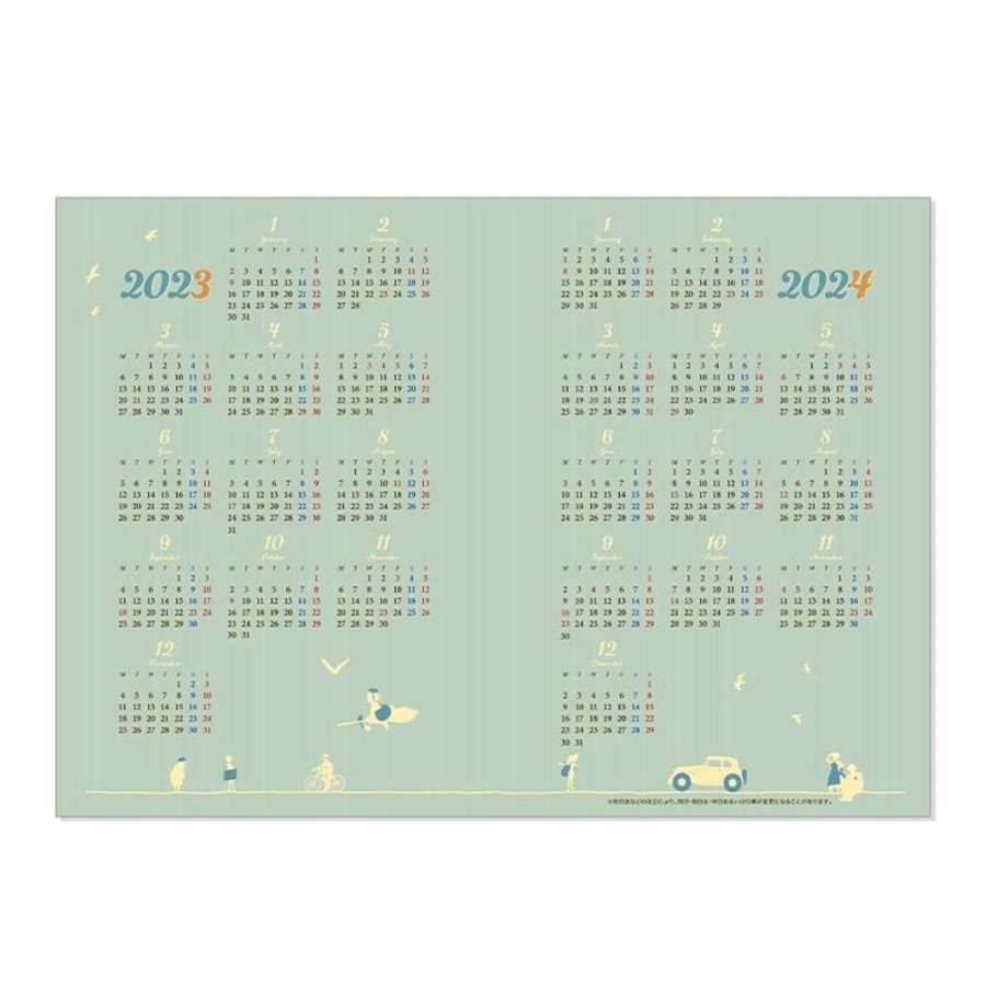 Schedule Diaries And Calendars | Maison Ghibli 2023 Schedule Book There Is Me - Kiki'S Delivery Service