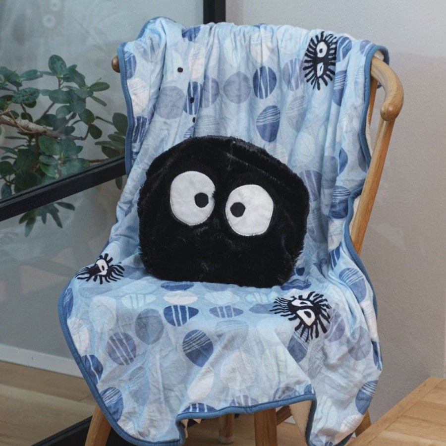 Household Linen | Maison Ghibli Soot Sprite Rolled Blanket - My Neighbor Totoro