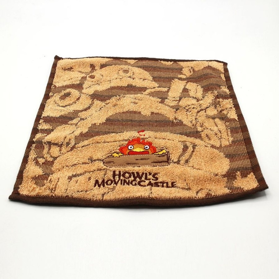 Household Linen | Maison Ghibli Mini Towel Calcifer 25 X 25 Cm - Howl'S Moving Castle