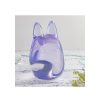 Statues | Maison Ghibli Crystal Figurine Transparent Small Totoro Purple - My Neighbor Totoro