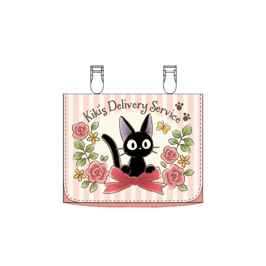 Accessories | Maison Ghibli Jiji With Ribbons Pochette 11 X 14,5 X 3 Cm - Kiki'S Delivery Service