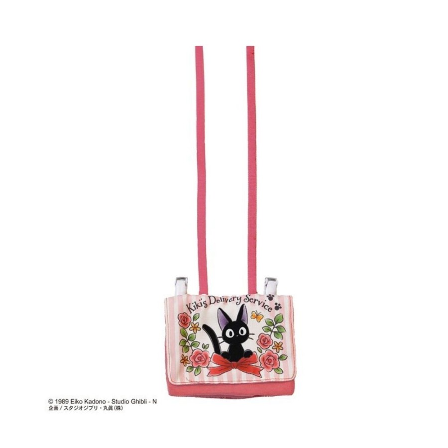 Accessories | Maison Ghibli Jiji With Ribbons Pochette 11 X 14,5 X 3 Cm - Kiki'S Delivery Service