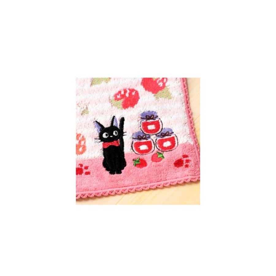 Household Linen | Maison Ghibli Mini Towel Pink Fruits Tea Time - Kiki'S Delivery Service 23 23 Cm