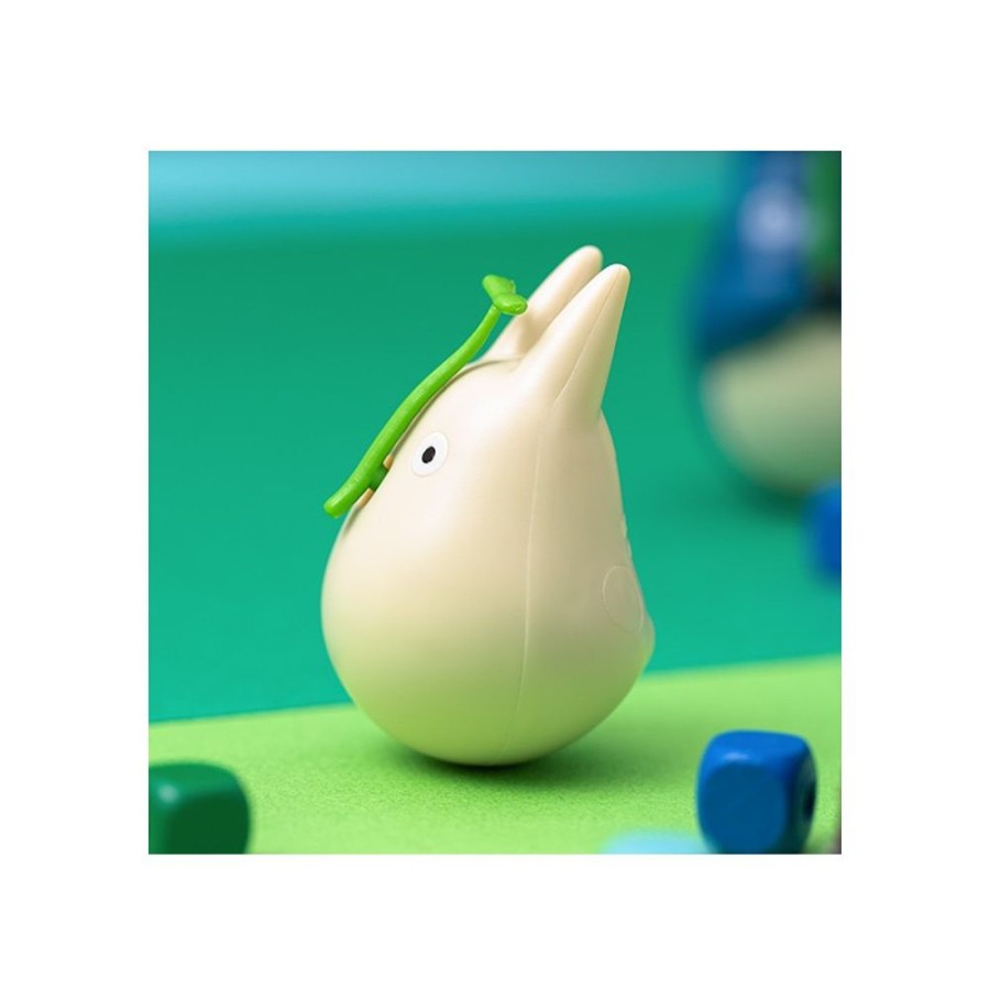 Toys | Maison Ghibli Round Bottomed Figurine Small Totoro With Leaf - My Neighbor Totoro