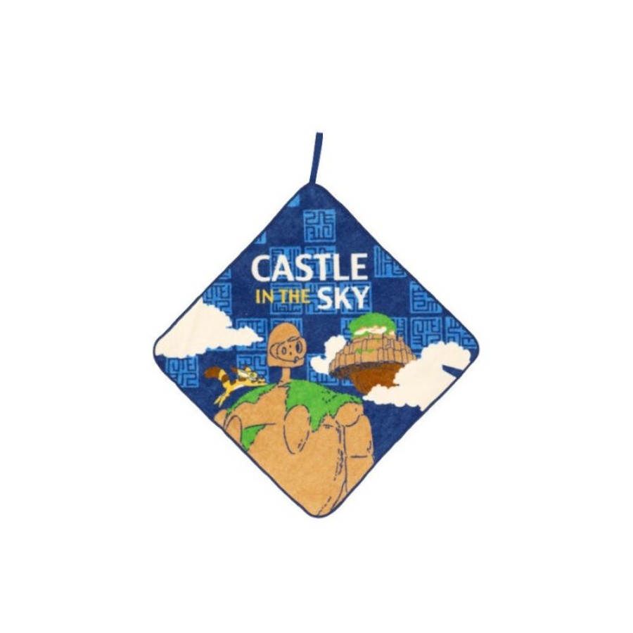 Household Linen | Maison Ghibli Mini Towel Robot & Castle - Castle In The Sky