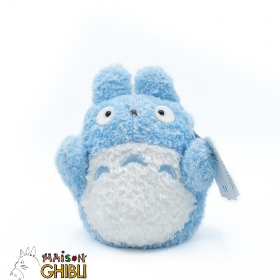 Fluffy Plush | Maison Ghibli Puppet Plush Blue Totoro - My Neighbor Totoro