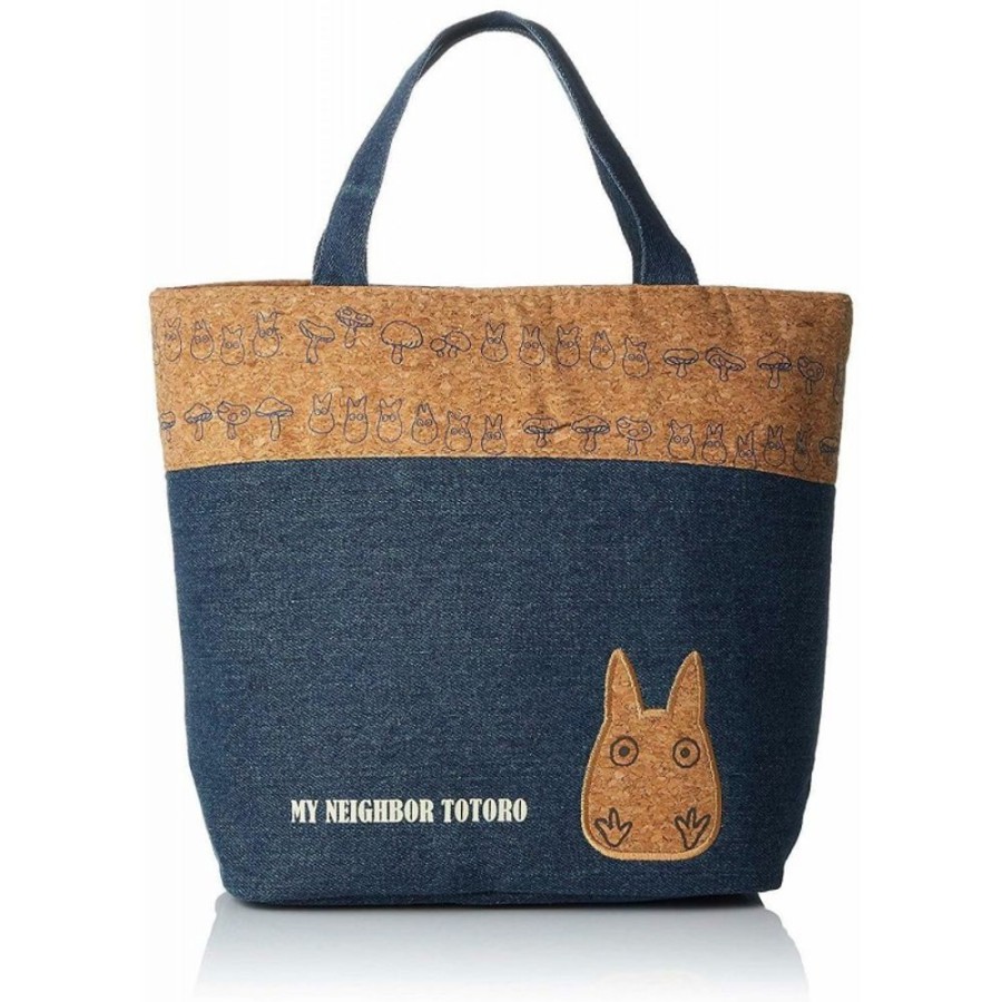 Kitchenware | Maison Ghibli Lunch Bag Cork & Denim Style - My Neighbor Totoro