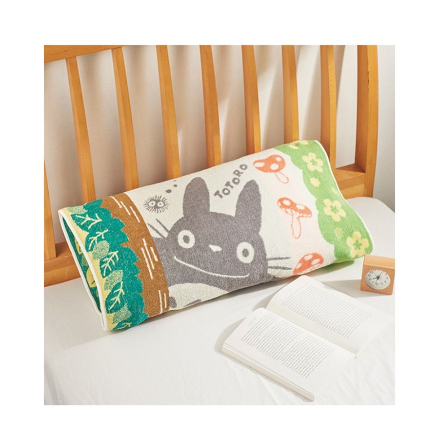 Household Linen | Maison Ghibli Pillow Cover Totoro Mushrooms - My Neighbor Totoro