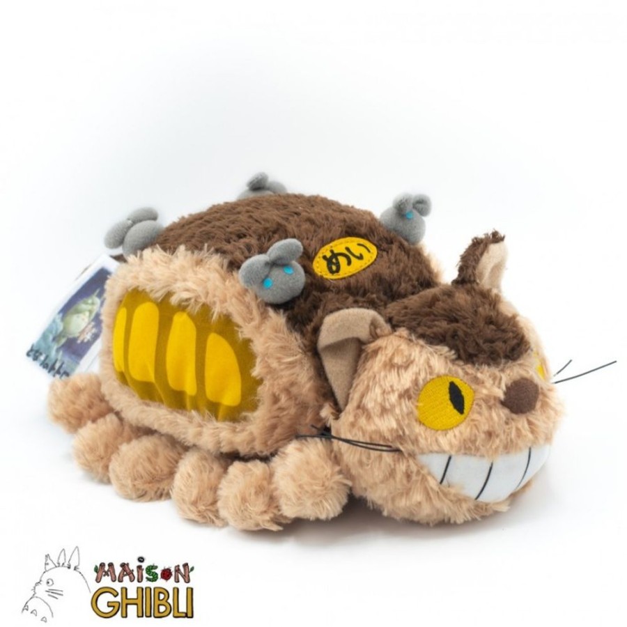 Fluffy Plush | Maison Ghibli Plush Catbus Fluffy M - My Neighbor Totoro