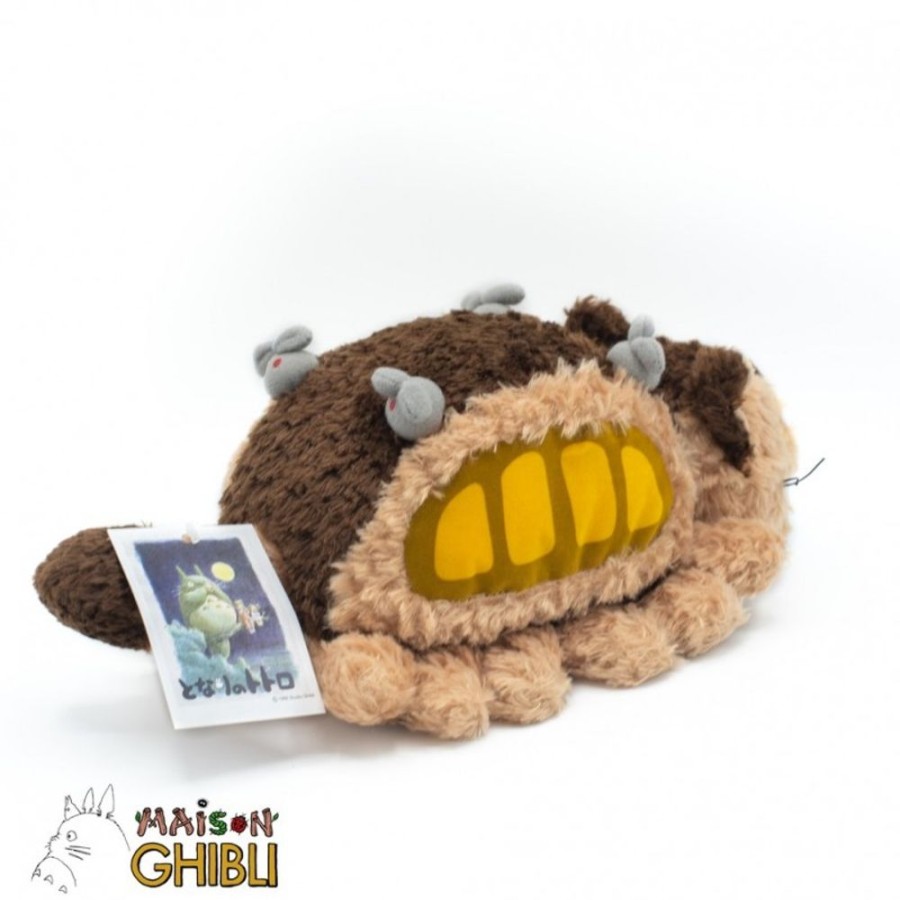 Fluffy Plush | Maison Ghibli Plush Catbus Fluffy M - My Neighbor Totoro