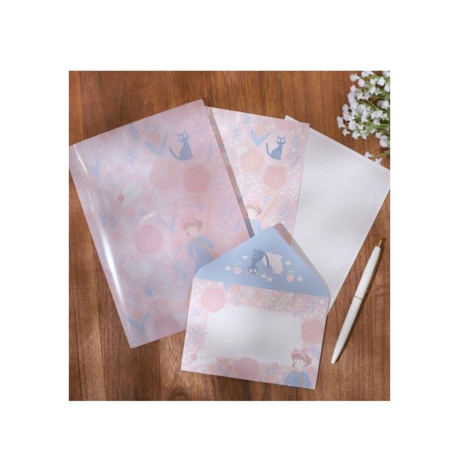 Postcards And Letter Papers | Maison Ghibli Clear Folder & Letter Set Kiki'S Garden - Kiki'S Delivery Service