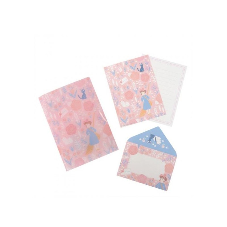 Postcards And Letter Papers | Maison Ghibli Clear Folder & Letter Set Kiki'S Garden - Kiki'S Delivery Service