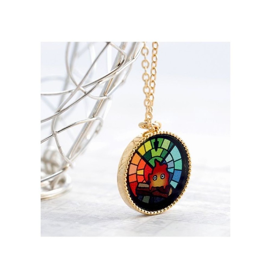 Jewellery | Maison Ghibli Stained Glass Series - Pendant Calcifer-Howl'S Moving Castle