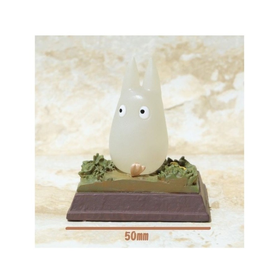 Statues | Maison Ghibli Statue Collection Stop Motion Totoro White Race Pose 7 - My Neighbor Totoro