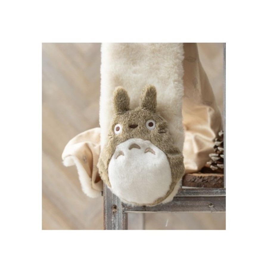 Outfits | Maison Ghibli Totoro Plush Scarf - My Neighbor Totoro